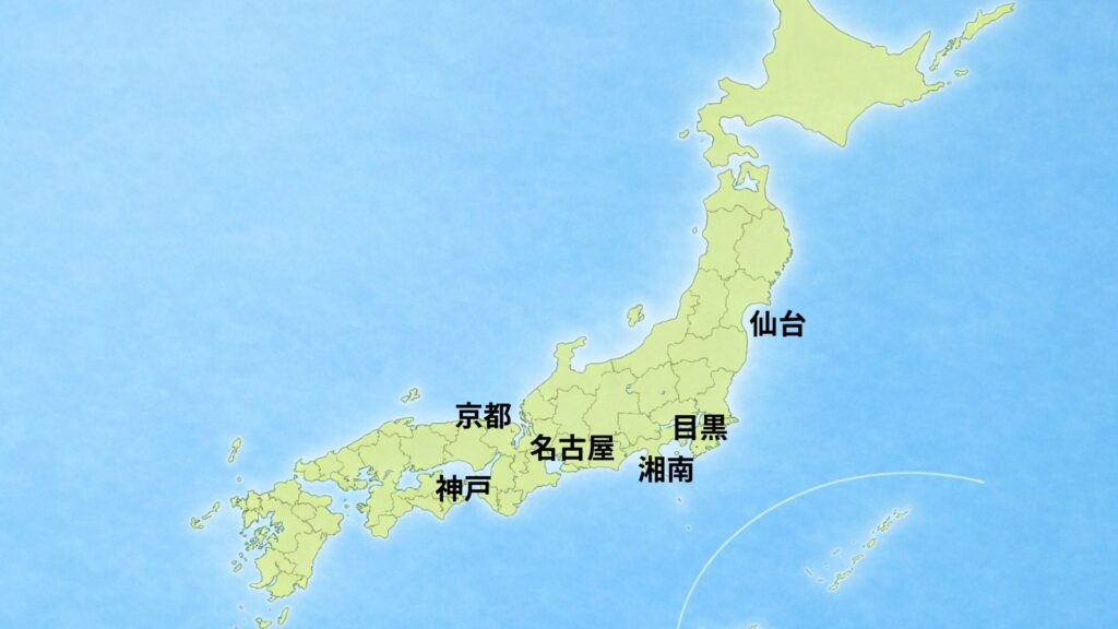 講座開催エリアmap