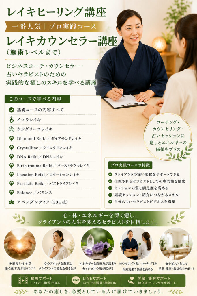 レイキヒーリング講座｜セラピスト養成・ヒーラー起業まで学べるスクール【20年実績】湘南自然療法院 - 湘南自然療法院since2004