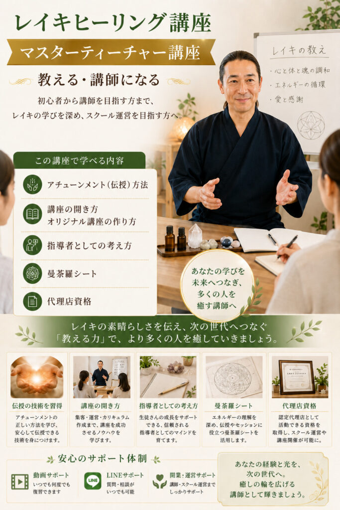 レイキヒーリング講座｜セラピスト養成・ヒーラー起業まで学べるスクール【20年実績】湘南自然療法院 - 湘南自然療法院since2004